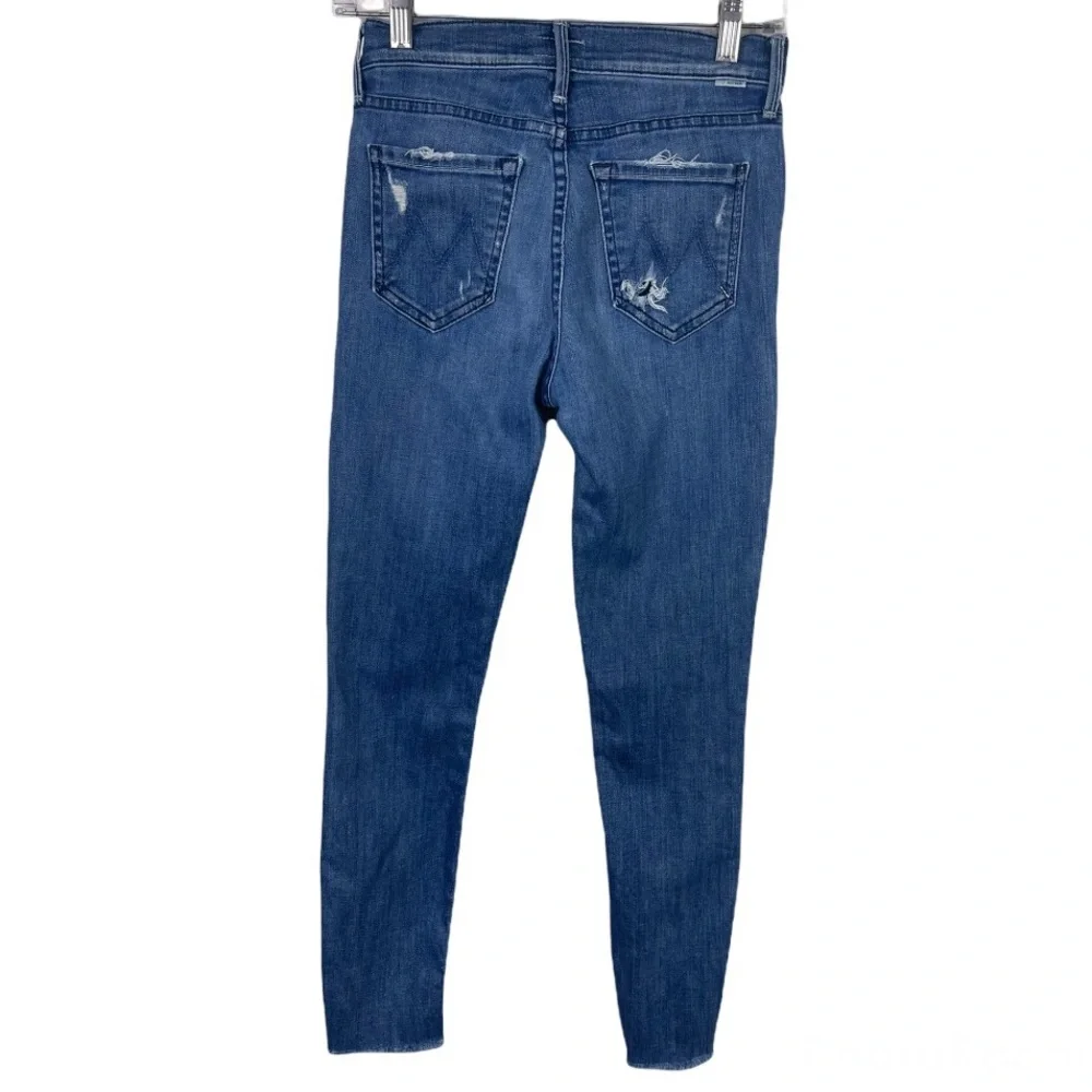 MOTHER Stunner Ankle Fray Jeans Size 25_8
